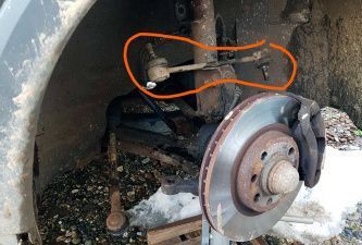 Biellette de barre stabilisatrice HS retirée, victoire !